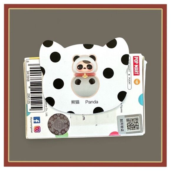 Pop Mart Pucky Roly-Poly Kitty Series Figurine - Panda - Picture 5 of 16
